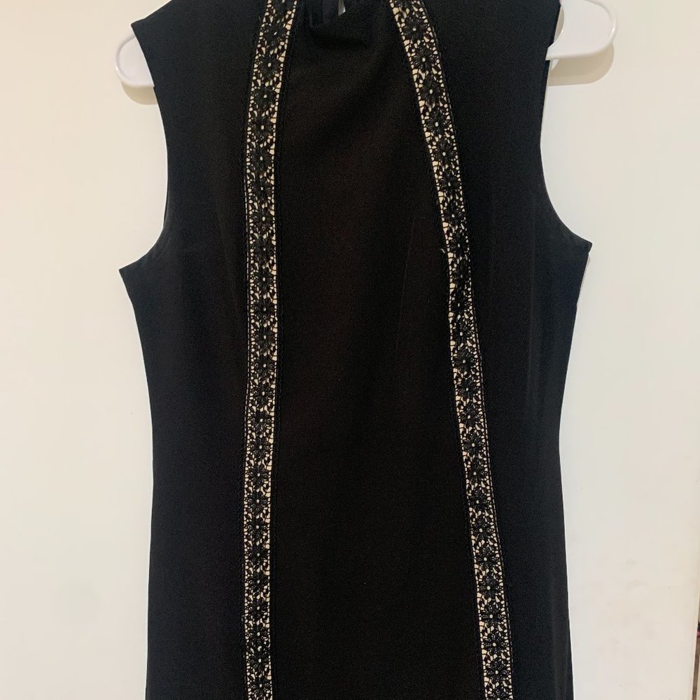 Nanette Lepore Cocktail Dress w/ cream lace detail